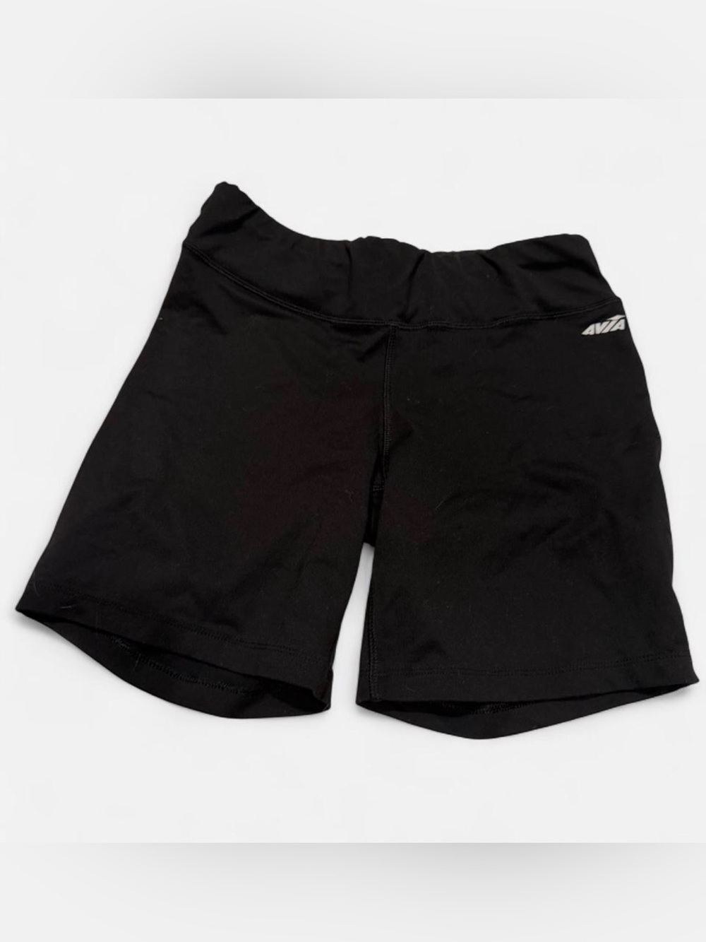 Avia Black Women's High-Waist Bike Shorts